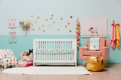 Bright girl's nursery ideas from the Oh Joy for Target fall 2017 line