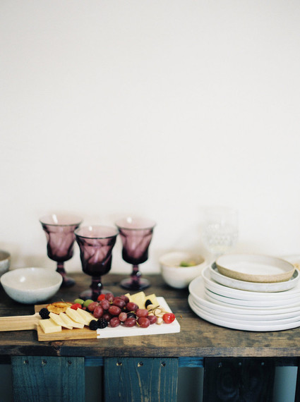 Minimal fall at-home wedding ideas