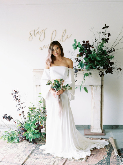 minimal bridal style