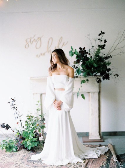 minimal bridal style