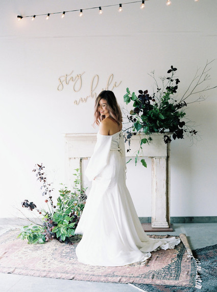 minimal bridal style
