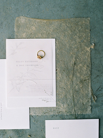 minimal wedding invitations