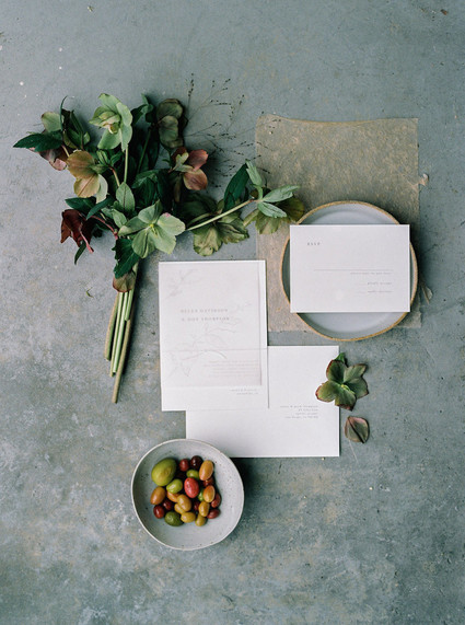 minimal wedding invitations