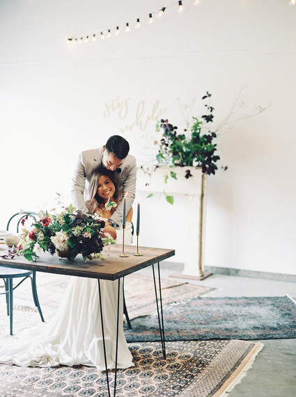 minimal fall wedding ideas