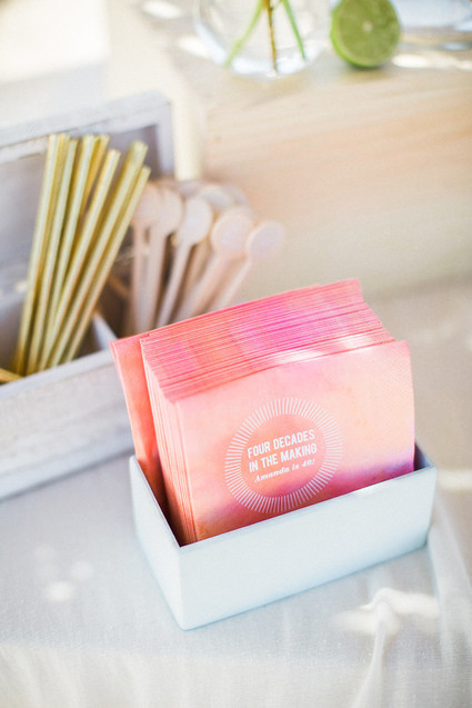 cocktail napkin from For Your Party