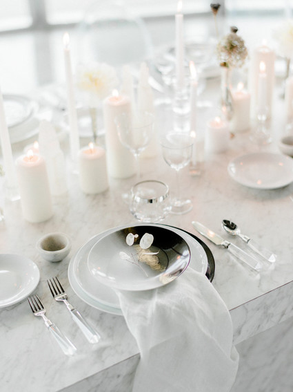 All white bohemian wedding ideas