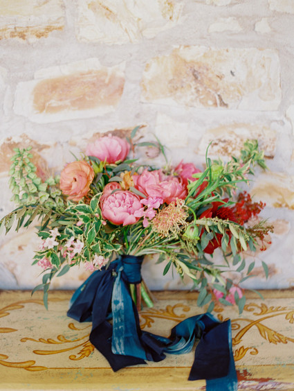 Peony bridal bouquet