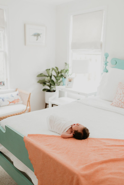 all white newborn photos