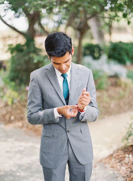Romantic multicultural San Francisco garden wedding