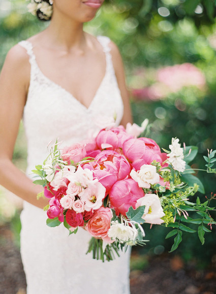 Romantic multicultural San Francisco garden wedding
