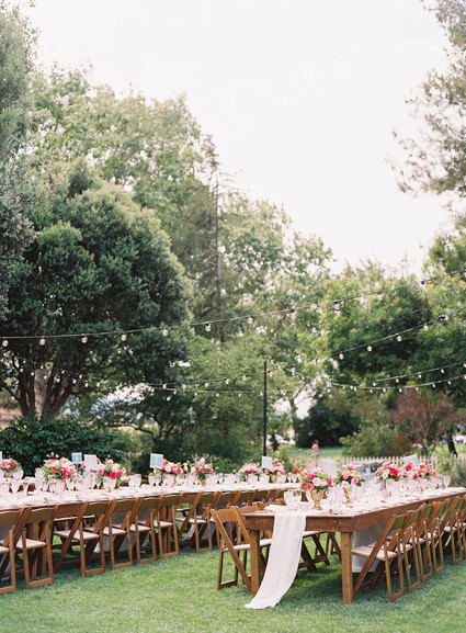 Romantic multicultural San Francisco garden wedding