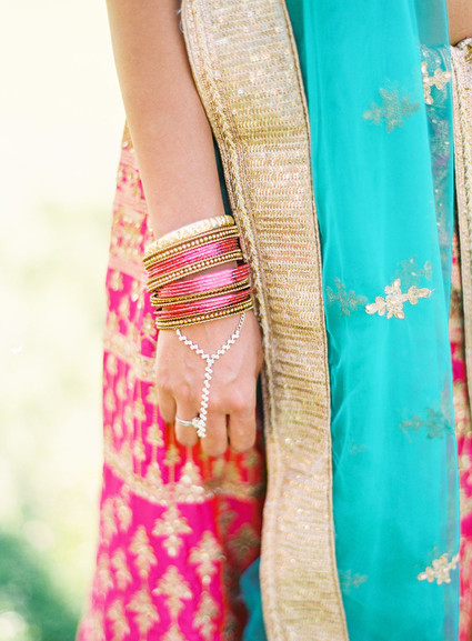 Romantic multicultural San Francisco garden wedding