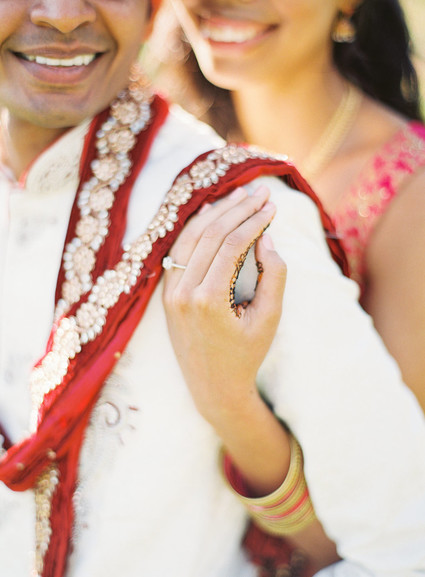 Romantic multicultural San Francisco garden wedding