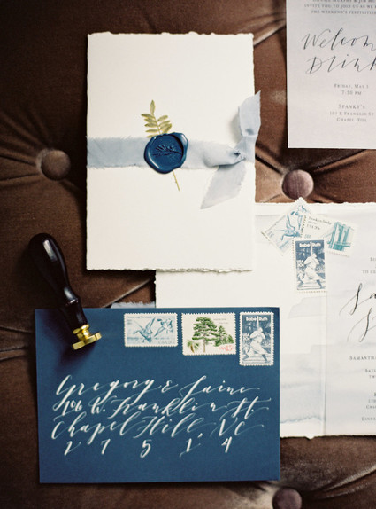 Organic farmhouse wedding invites