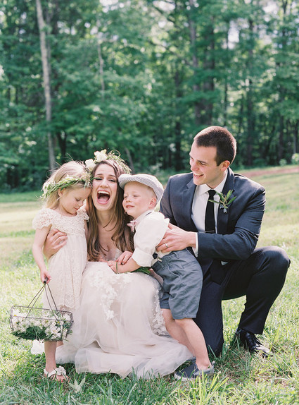 cutest flower girl and ring bearer