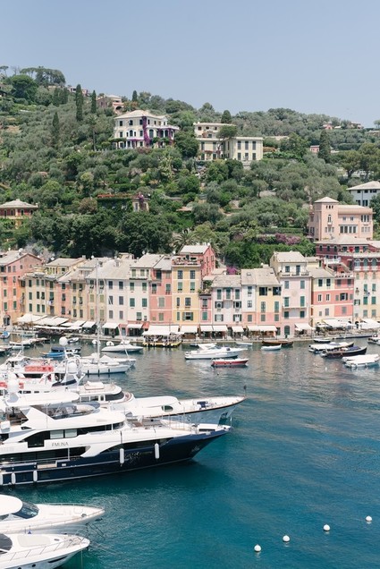 Stylish sexy Portofino elopement