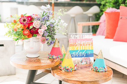 Rainbow birthday party