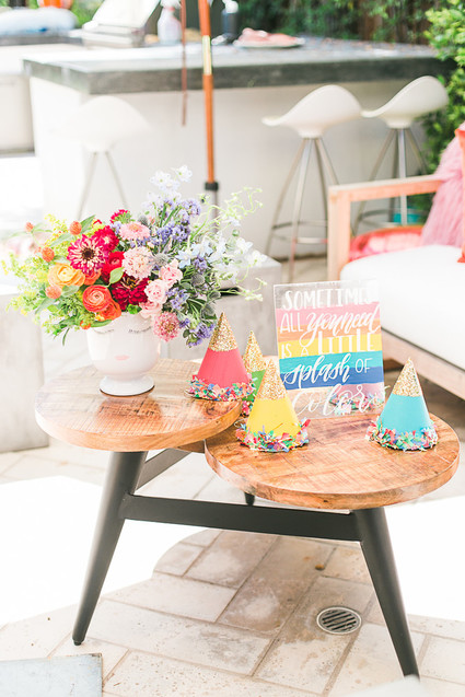 Rainbow birthday party