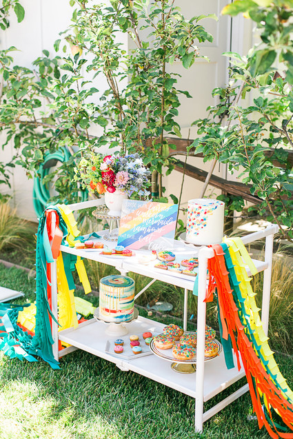 Rainbow birthday party