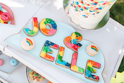 Rainbow birthday party
