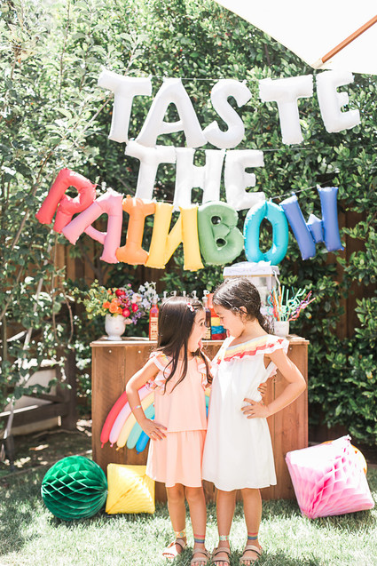 Rainbow birthday party