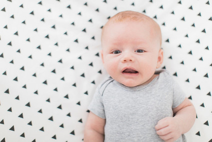 Natural light at home newborn photos