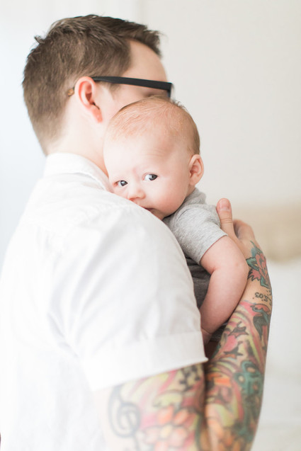 Natural light at home newborn photos