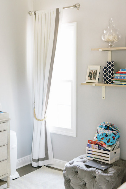 Neutral nautical boy's nursery