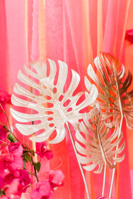 Bougainvillea and Marigold Love themed birthday party