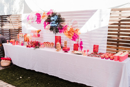 Bougainvillea and Marigold Love themed birthday party