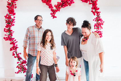 Bougainvillea and Marigold Love themed birthday party