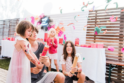 Bougainvillea and Marigold Love themed birthday party