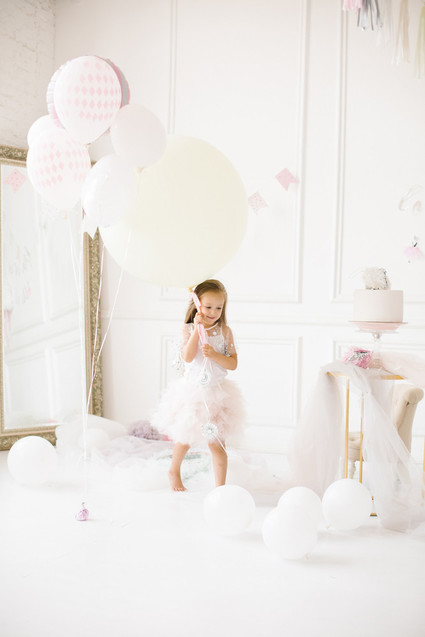 Ethereal feminine girl's birthday party ideas