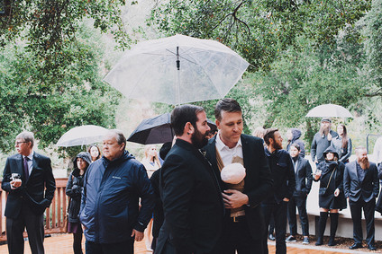 Moody rainy Topanga Canyon wedding at the 1909