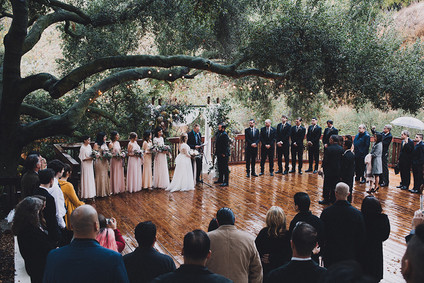 Moody rainy Topanga Canyon wedding at the 1909