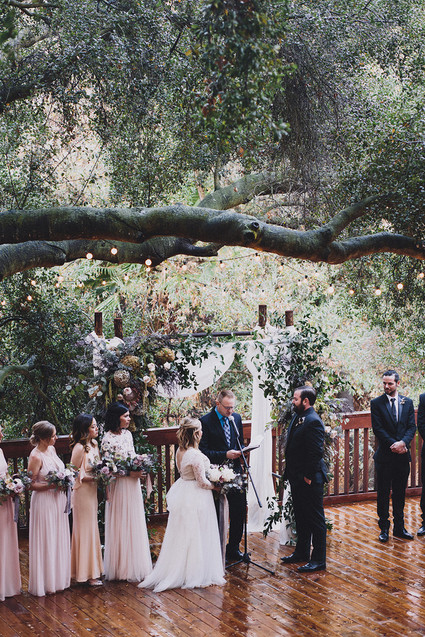 Moody rainy Topanga Canyon wedding at the 1909