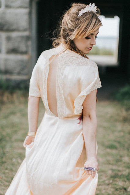 romantic fall bridal editorial