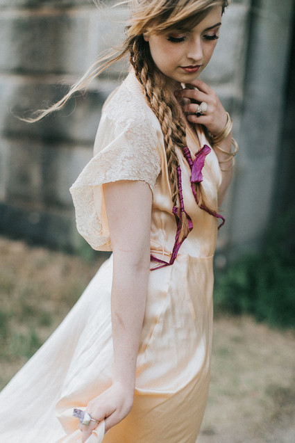 romantic fall bridal editorial