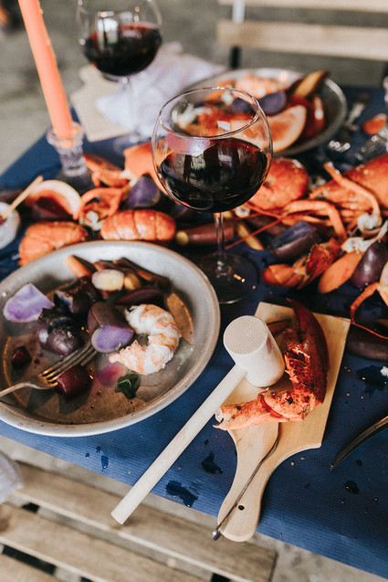 lobster dinner styling