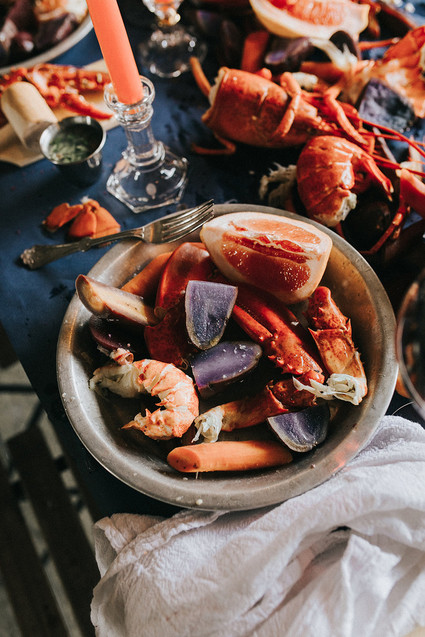 Dramatic food styling