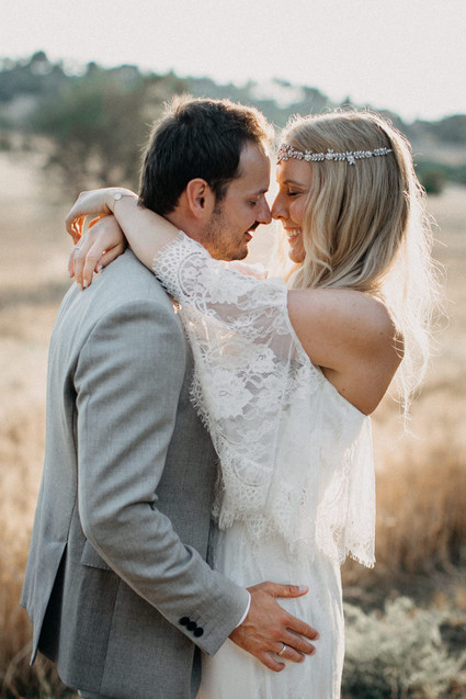 Boho beach wedding Greece