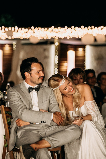 Boho beach wedding Greece