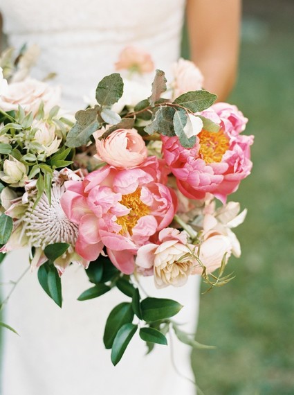Pink and white garden wedding in Dallas