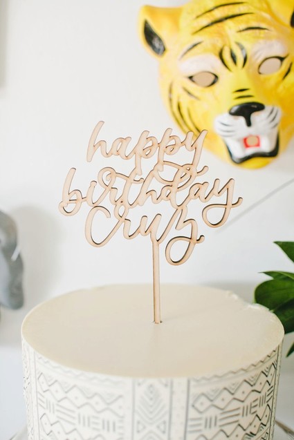 Jungle themed first birthday party ideas