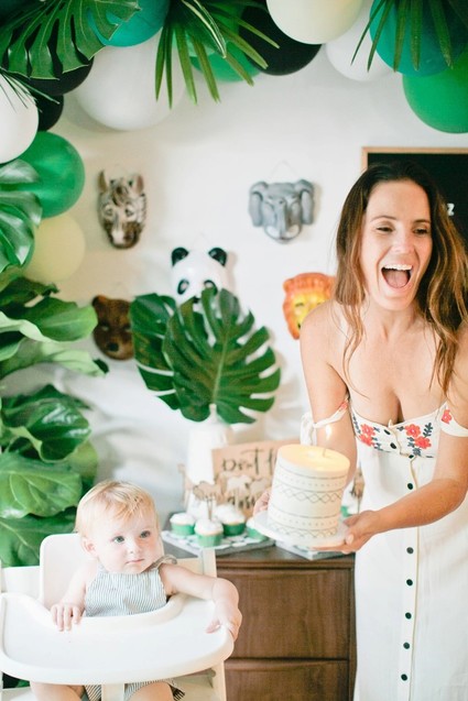 Jungle themed first birthday party ideas