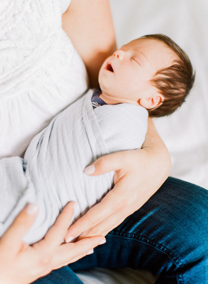 all white newborn photos
