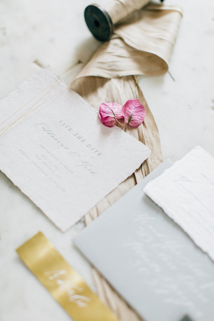 Romantic wedding invitations