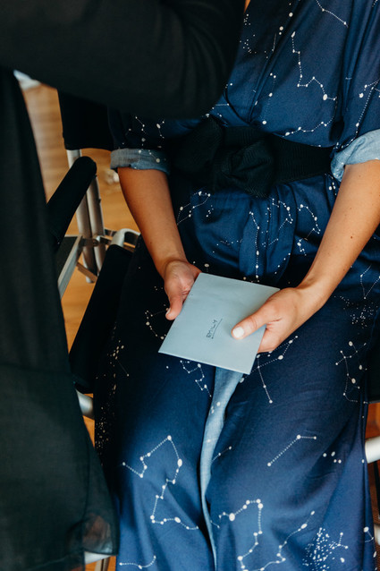 Constellation bridal robe