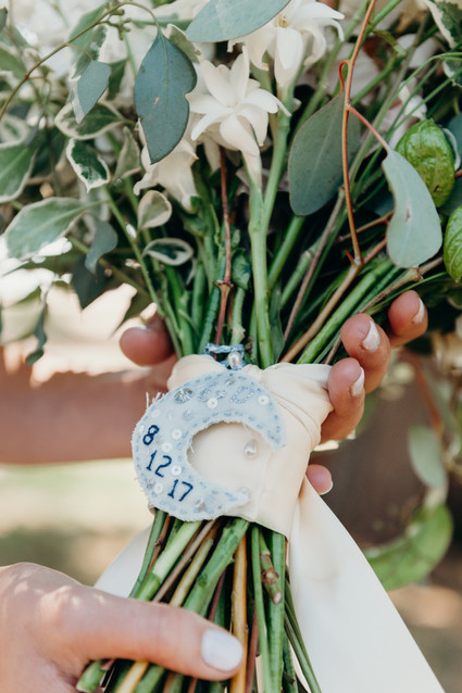 handmade bouquet charm
