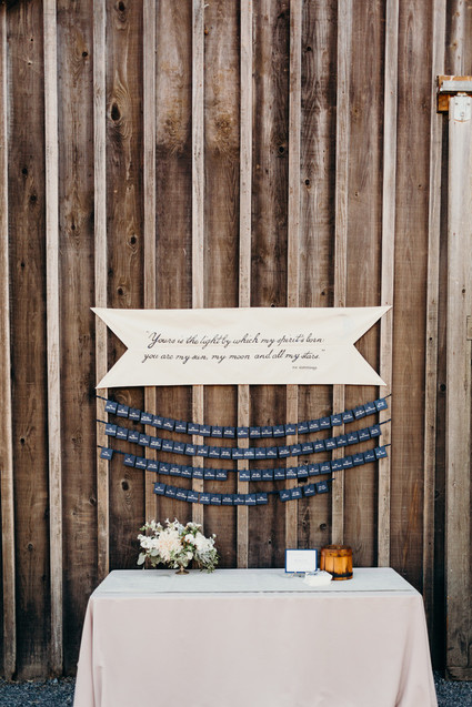 Moon and stars quote for wedding